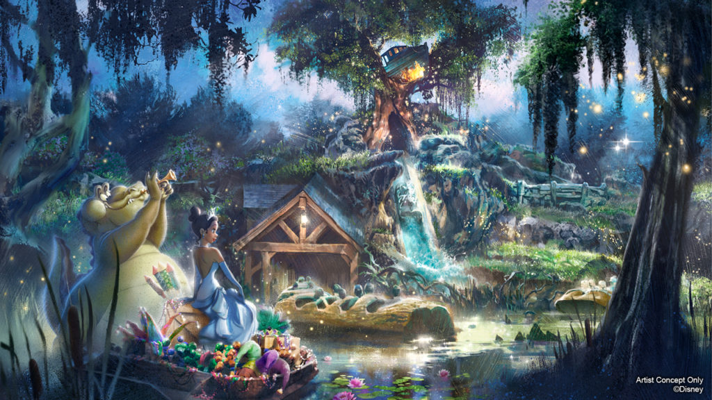 Splash Mountain retheme to Princess and the frog