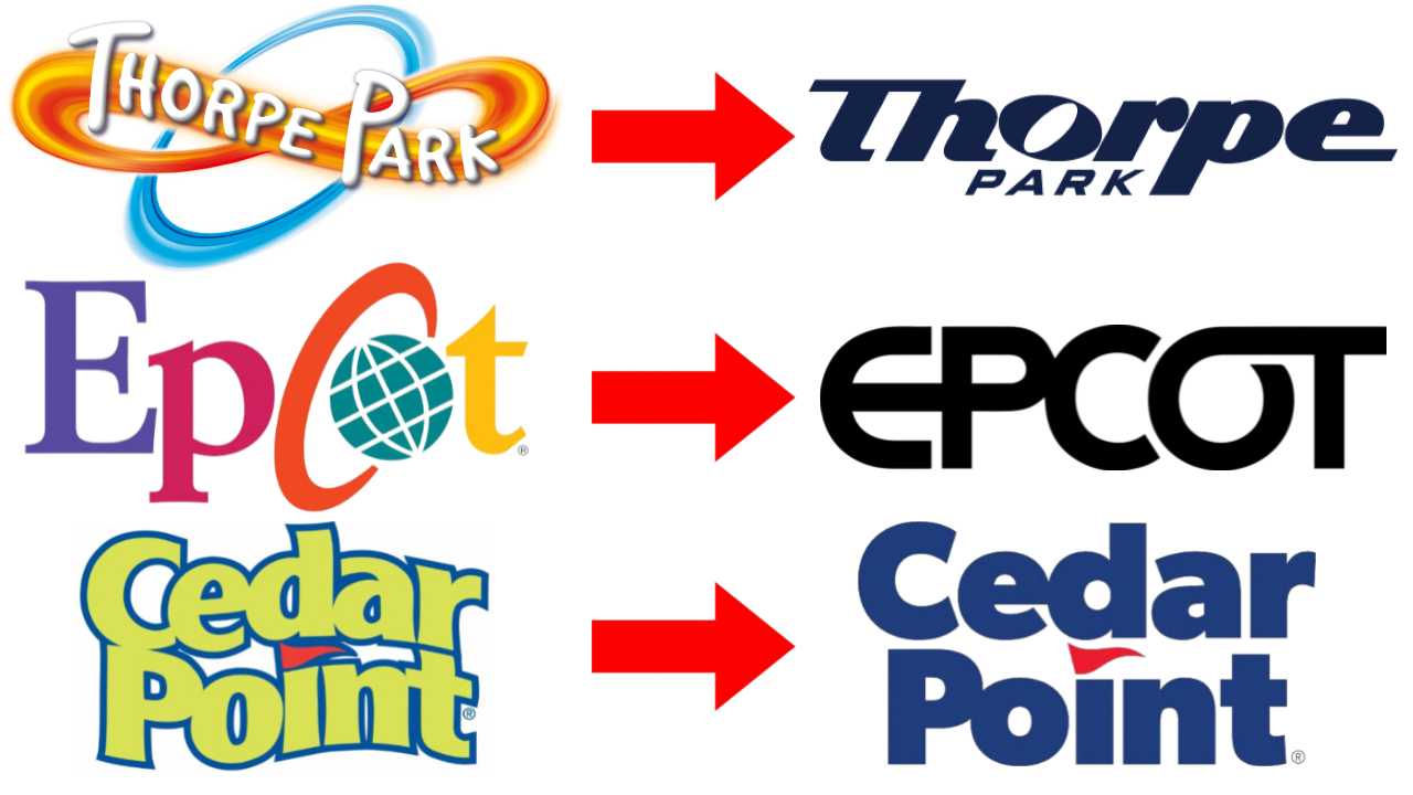 Why Are Theme Park Logos Becoming So Boring?
